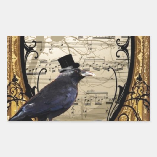 Funny  Gothic bruiloft Rechthoekige Sticker (Voorkant)