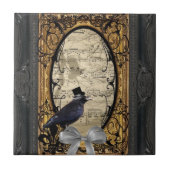 Funny  Gothic bruiloft Tegeltje (Voorkant)