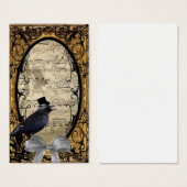 Funny  Gothic bruiloft Visitekaartje (Voorkant /achterkant)