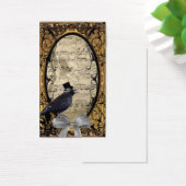 Funny  Gothic bruiloft Visitekaartje (Bureau)