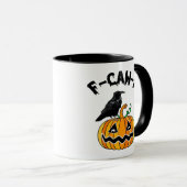Funny Gothic Crow Humor F-Caw-F Essential Mok (Voorkant rechts)