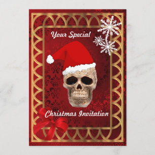 Funny gothic santa, Kerstmis Kaart