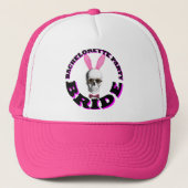 Funny Gothic steampunk bride Trucker Pet (Voorkant)