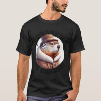 Funny Goundhog Graphic  T-shirt