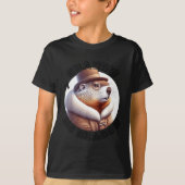 Funny Goundhog Graphic  T-shirt (Voorkant)
