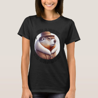 Funny Goundhog Graphic  T-shirt