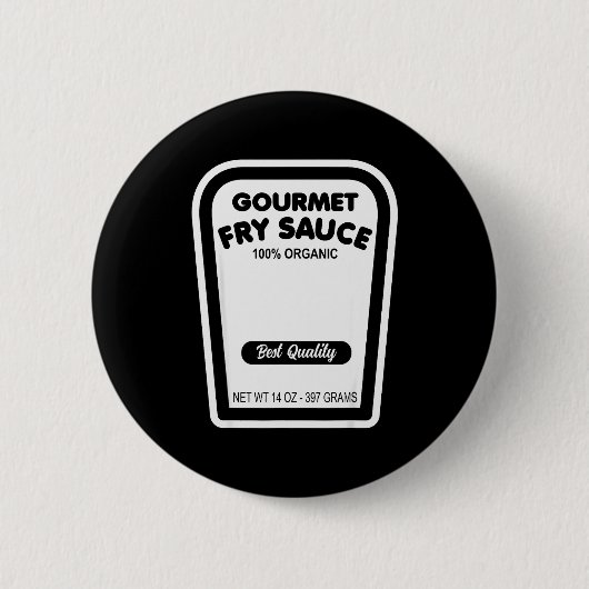 Funny Gourmet Fry Sauce Easy Halloween Group Costu Ronde Button 5,7 Cm (Voorkant)