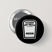 Funny Gourmet Fry Sauce Easy Halloween Group Costu Ronde Button 5,7 Cm (Voorkant /achterkant)