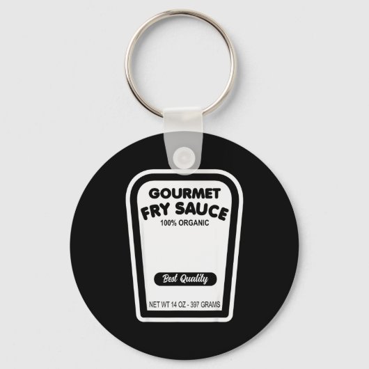 Funny Gourmet Fry Sauce Easy Halloween Group Costu Sleutelhanger (Voorkant)
