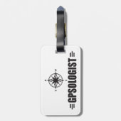 Funny GPS Bagagelabel (Achterkant verticaal)