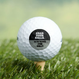 Funny Grab, je ballen, het goufse citaat Golfballen