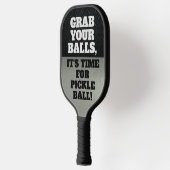 Funny grab je ballen op de poel pickleball paddle (Links)