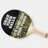 Funny Grab je Balls Cool Ping Ping Ping Po Tafeltennisbatje (Zijkant)