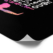 Funny graceful young good natural gymnast poster (Hoek)