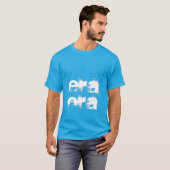 Funny gradiënttekst t-shirt (Voorkant volledig)