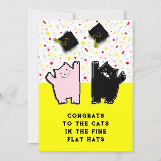 Funny Graduation Party Kaart (Voorkant)