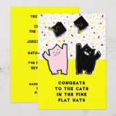 Funny Graduation Party Kaart (Voorkant / Achterkant)