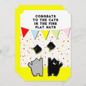 Funny Graduation Party nodigt Kaart (Voorkant / Achterkant)