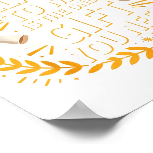 Funny Graduation Quote Being Related To Me 2025  Poster (Hoek)