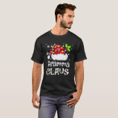 Funny Gramma Claus kerstpyjama Santa T-shirt (Voorkant volledig)