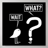 Funny Grammar Comma en het vraagteken wachten, wat Poster (Voorkant)