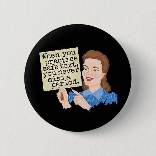 Funny Grammar Humor | Praktijkveilige tekstomroep Ronde Button 5,7 Cm (Voorkant)