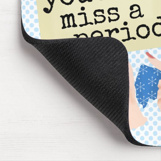 Funny Grammar Retro Humor | Praktische veilige tek Muismat (Hoek)