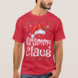 Funny Grammy Claus kerstpyjama Santa Gift T-shirt