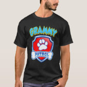 Funny Grammy Patrol - Dog Mam, pap voor mannen vro T-shirt (Voorkant)