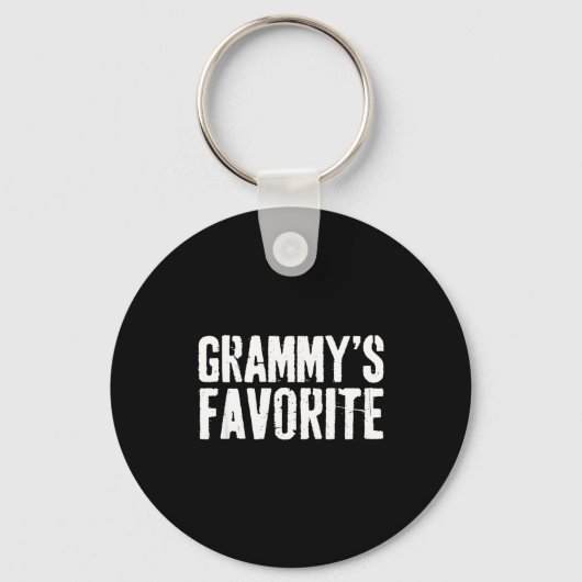 Funny Grammy’s Favorite Funny Grandparent Granhild Sleutelhanger (Voorkant)