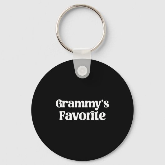 Funny Grammy’s Favorite Funny Grandparent Granhild Sleutelhanger (Voorkant)
