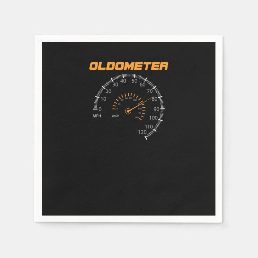 Funny Grampa Grandma grootouders Birthday Gift Servet (Voorkant)