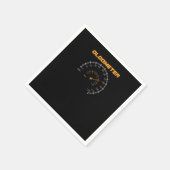 Funny Grampa Grandma grootouders Birthday Gift Servet (Hoek)