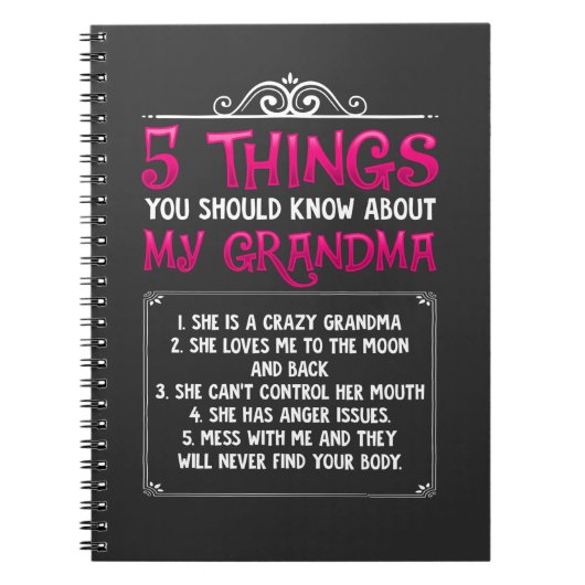 Funny Grandchildren Beste oma Notitieboek (Voorkant)