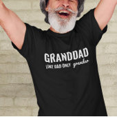 Funny GRANDDAD als pap alleen Grander T-shirt