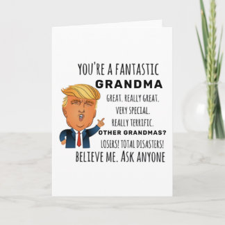 Funny Grandma Birthday Best Gift Kaart