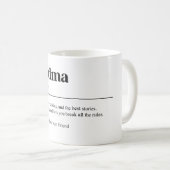 Funny Grandma Definition Koffiemok (Voorkant rechts)