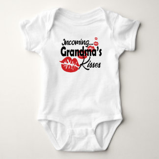 Funny Grandma Kisses Glass Romper