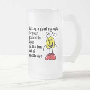 Funny Grandma Matglas Bierpul