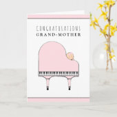 Funny Grandma New Granddochter Kaart (Gele Bloem)