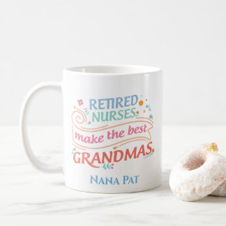 Funny Grandma Nurses Retirement Coffee Mok