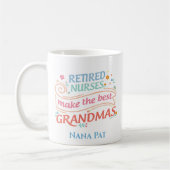 Funny Grandma Nurses Retirement Coffee Mok (Links)