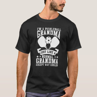 Funny Grandma Pickleball For Women Grandmother Na T-shirt