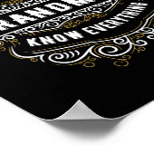 Funny Grandma Quote Funny Gezegde over Poster (Hoek)