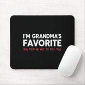 Funny Grandma’s Favorite Granhild I'm Grandma’s Fa Muismat (Met muis)