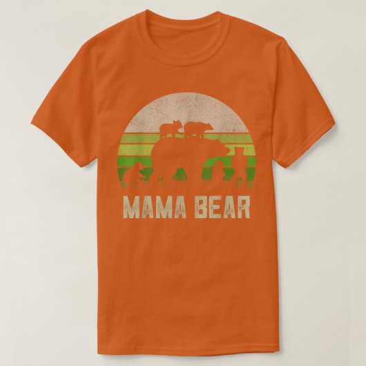 Funny Grandma Shirts From Grandkid, 5 Cubs Mama Be (Design voorkant)