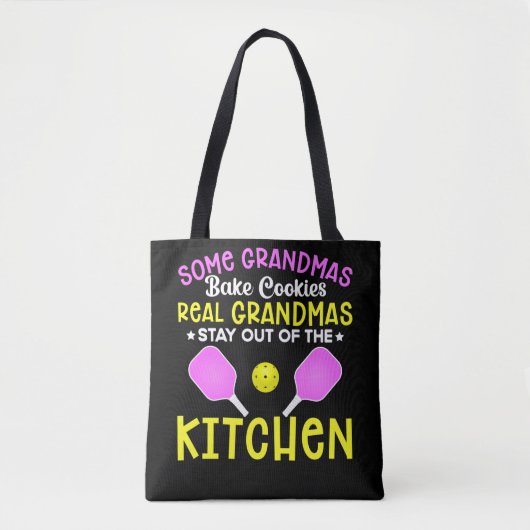 Funny Grandma Sport Lover Grandmoeder Pickleball Tote Bag (Voorkant)