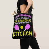 Funny Grandma Sport Lover Grandmoeder Pickleball Tote Bag (Dichtbij)