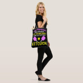 Funny Grandma Sport Lover Grandmoeder Pickleball Tote Bag (Op model)