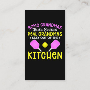 Funny Grandma Sport Lover Grandmoeder Pickleball Visitekaartje